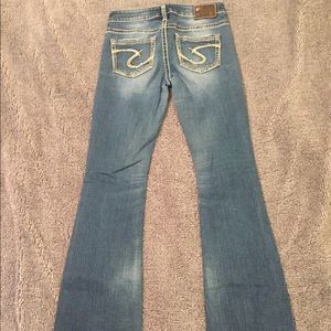 Silver Aiko 27x35 Boot Cut Jeans
